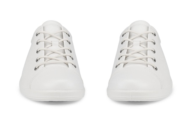 Ecco Sneaker »Soft 2.0« , Freizeitschuh, Halbschuh, Schnürschuh mit Retro-Shilouette