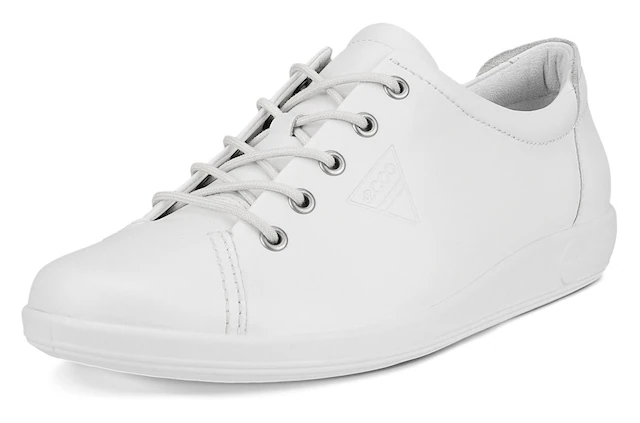 Ecco Sneaker »Soft 2.0« , Freizeitschuh, Halbschuh, Schnürschuh mit Retro-Shilouette