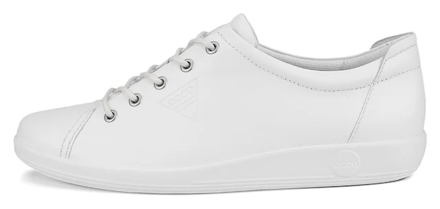 Ecco Sneaker »Soft 2.0« , Freizeitschuh, Halbschuh, Schnürschuh mit Retro-Shilouette