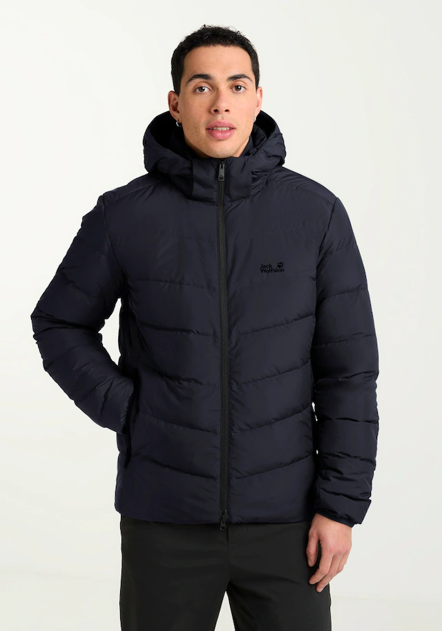Jack Wolfskin Daunenjacke »COLONIUS JKT M RDS« mit Kapuze mit abnehmbarer Kapuze, winddicht, wasserabweisend, wärmend