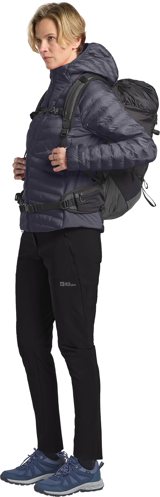 Jack Wolfskin Funktionsjacke »ROUTEBURN PRO INS JKT W« mit Kapuze mit Kapuze, atmungsaktiv, wasserabweisend, windabweisend
