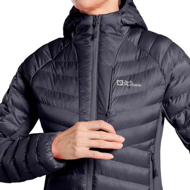 Jack Wolfskin Funktionsjacke »ROUTEBURN PRO INS JKT W« mit Kapuze mit Kapuze, atmungsaktiv, wasserabweisend, windabweisend