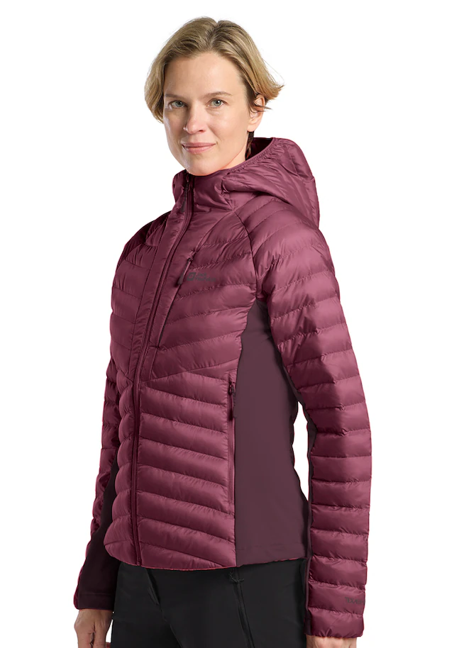 Jack Wolfskin Funktionsjacke »ROUTEBURN PRO INS JKT W« mit Kapuze mit Kapuze, atmungsaktiv, wasserabweisend, windabweisend
