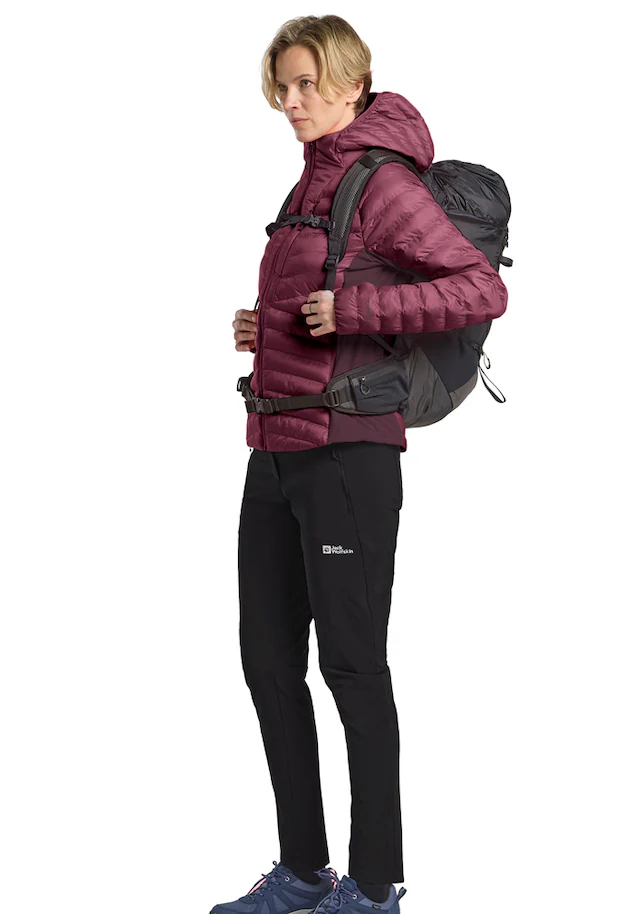 Jack Wolfskin Funktionsjacke »ROUTEBURN PRO INS JKT W« mit Kapuze mit Kapuze, atmungsaktiv, wasserabweisend, windabweisend