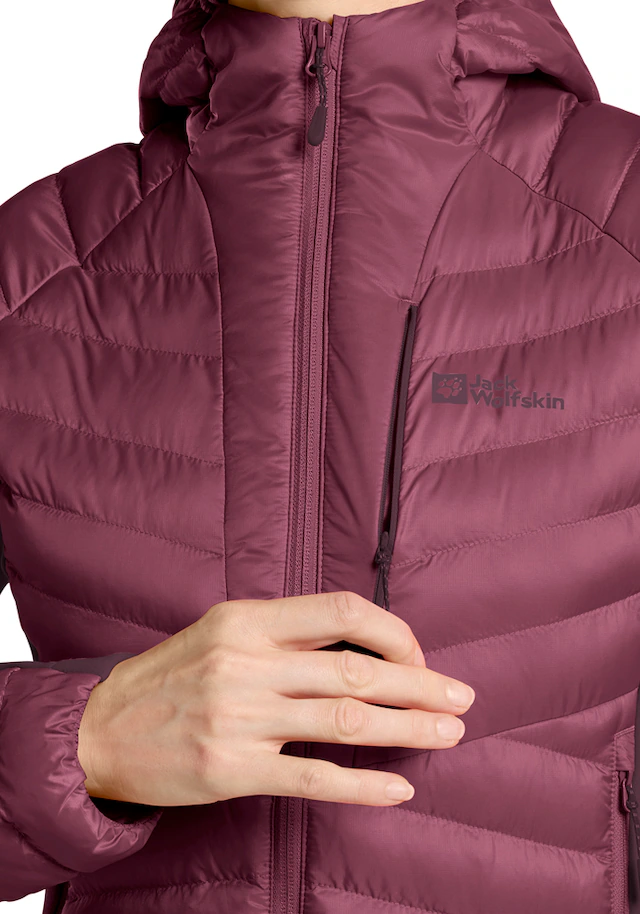 Jack Wolfskin Funktionsjacke »ROUTEBURN PRO INS JKT W« mit Kapuze mit Kapuze, atmungsaktiv, wasserabweisend, windabweisend
