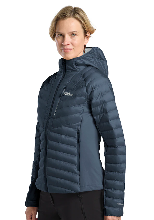 Jack Wolfskin Funktionsjacke »ROUTEBURN PRO INS JKT W« mit Kapuze mit Kapuze, atmungsaktiv, wasserabweisend, windabweisend