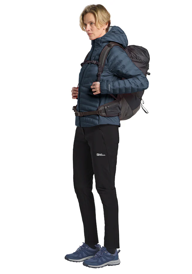 Jack Wolfskin Funktionsjacke »ROUTEBURN PRO INS JKT W« mit Kapuze mit Kapuze, atmungsaktiv, wasserabweisend, windabweisend