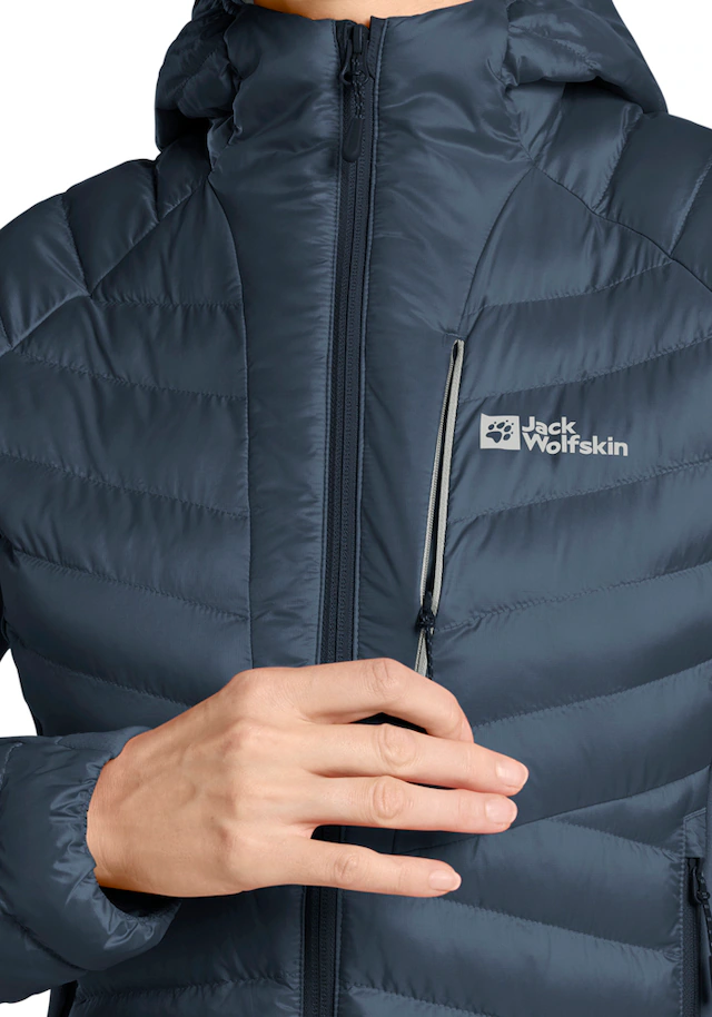 Jack Wolfskin Funktionsjacke »ROUTEBURN PRO INS JKT W« mit Kapuze mit Kapuze, atmungsaktiv, wasserabweisend, windabweisend