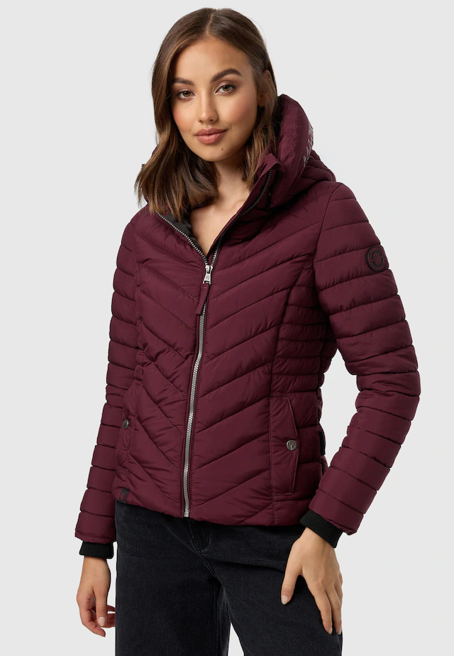 Marikoo Steppjacke »Kagomee« mit großer Kapuze