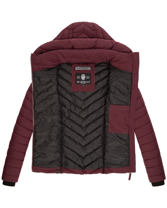 Marikoo Steppjacke »Kagomee« mit großer Kapuze