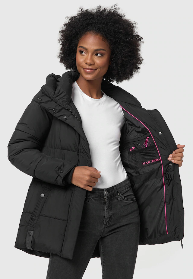 Marikoo Winterjacke »Akumaa« mit tailliertem Schnitt