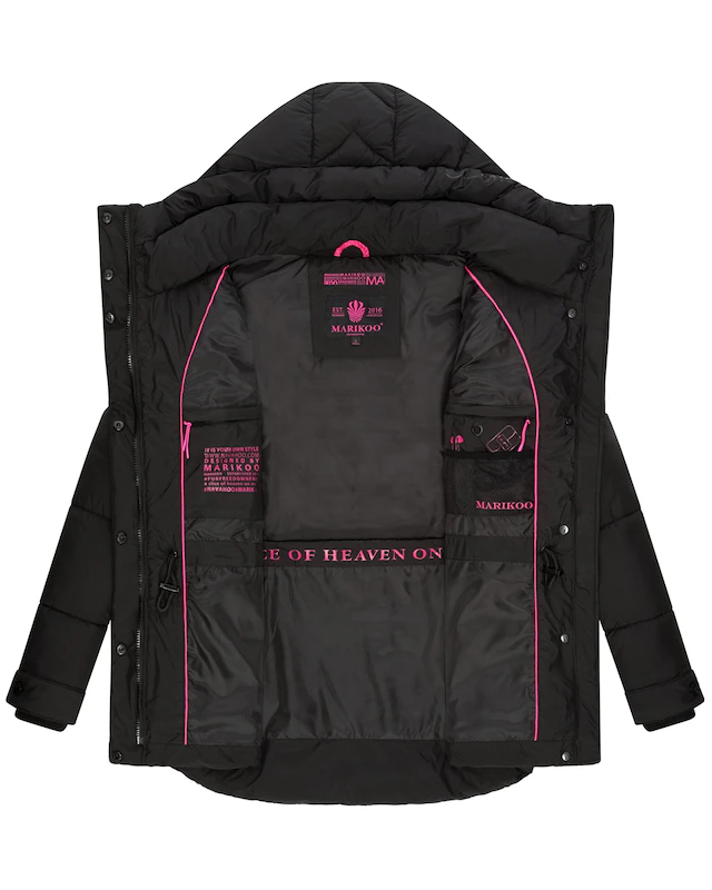 Marikoo Winterjacke »Akumaa« mit tailliertem Schnitt