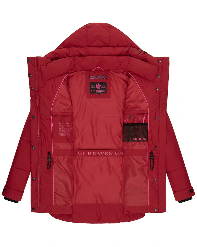 Marikoo Winterjacke »Akumaa« mit tailliertem Schnitt
