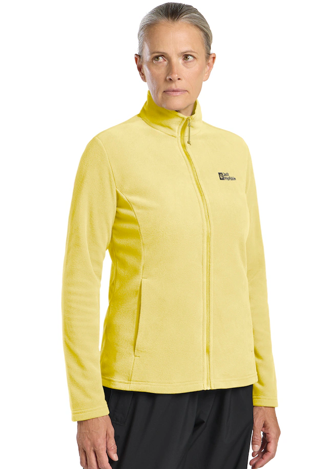Jack Wolfskin Fleecejacke »TAUNUS FZ W« mit Polartec® 100 Series-Gewebe, schnell trocknend, atmungsaktiv