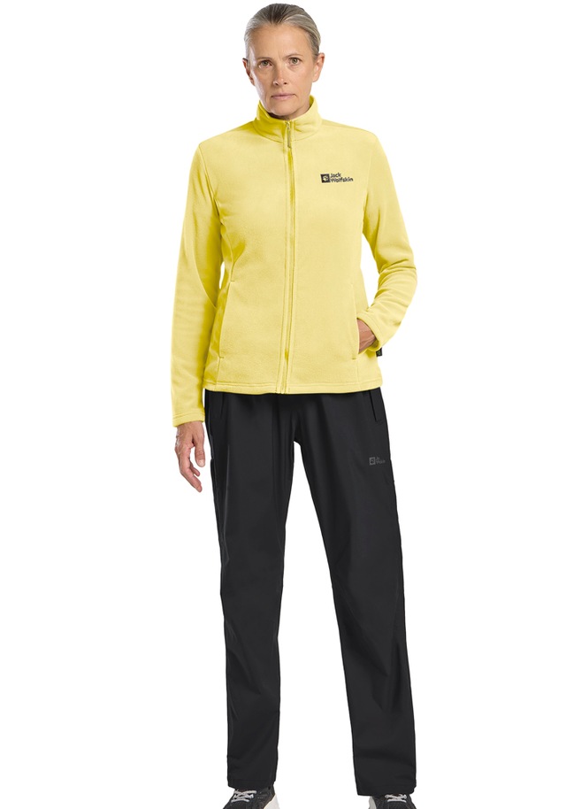 Jack Wolfskin Fleecejacke »TAUNUS FZ W« mit Polartec® 100 Series-Gewebe, schnell trocknend, atmungsaktiv