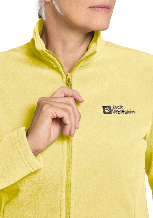 Jack Wolfskin Fleecejacke »TAUNUS FZ W« mit Polartec® 100 Series-Gewebe, schnell trocknend, atmungsaktiv