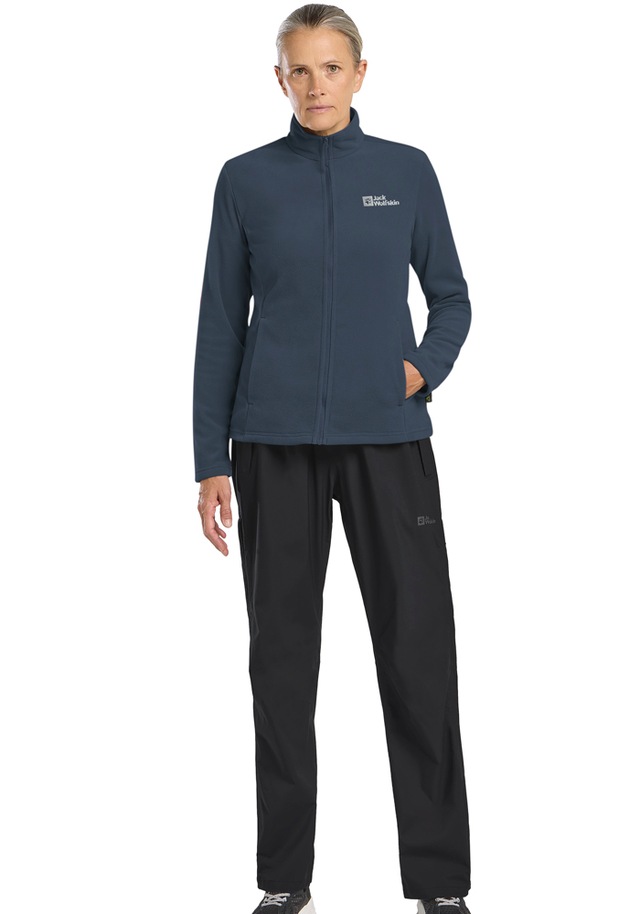 Jack Wolfskin Fleecejacke »TAUNUS FZ W« mit Polartec® 100 Series-Gewebe, schnell trocknend, atmungsaktiv