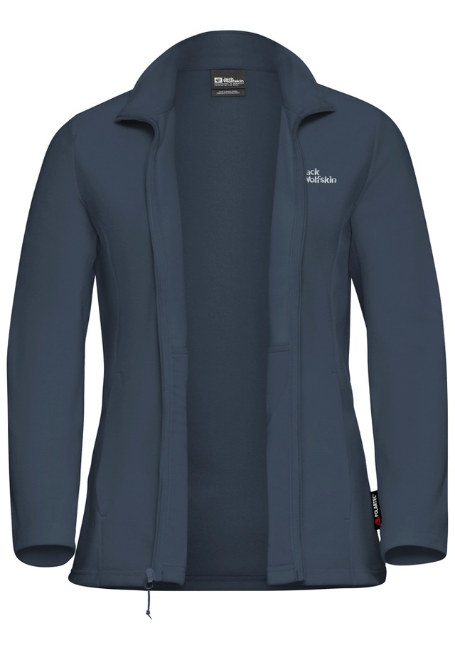 Jack Wolfskin Fleecejacke »TAUNUS FZ W« mit Polartec® 100 Series-Gewebe, schnell trocknend, atmungsaktiv