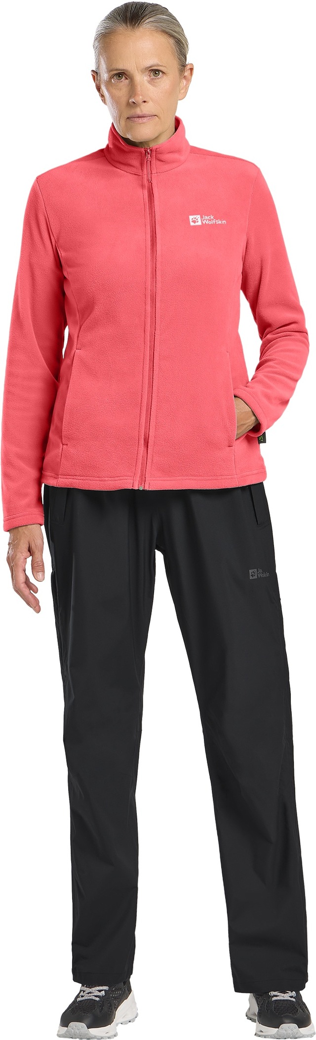 Jack Wolfskin Fleecejacke »TAUNUS FZ W« mit Polartec® 100 Series-Gewebe, schnell trocknend, atmungsaktiv