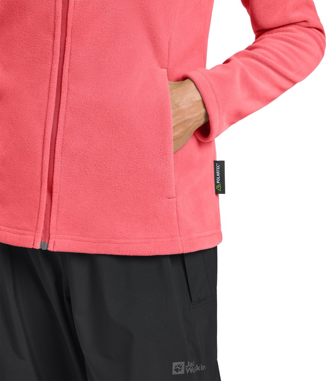 Jack Wolfskin Fleecejacke »TAUNUS FZ W« mit Polartec® 100 Series-Gewebe, schnell trocknend, atmungsaktiv