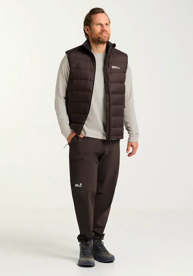 Jack Wolfskin Daunenweste »ATHER DOWN VEST M RDS« Daunenweste, winddicht, wasserabweisend