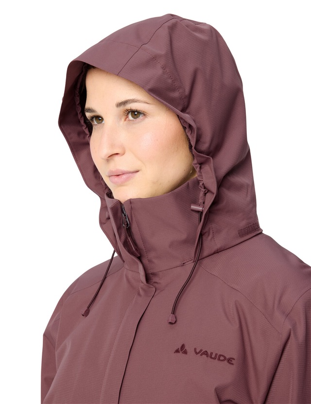 VAUDE Regenjacke »Women's Escape Parka« sportlicher Stil, wasser- und winddicht, atmungsaktiv