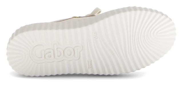 Gabor Plateausneaker Freizeitschuh, Halbschuh, Schnürschuh mit modischem Schmuckelement