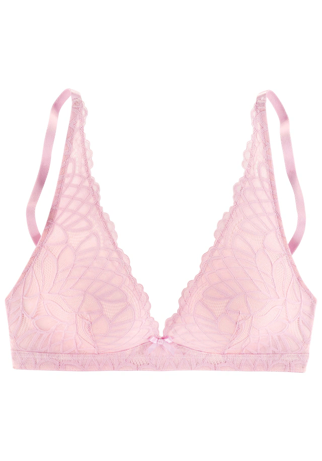 LASCANA Bralette-BH »Cara« ohne Bügel im edlen High-Apex Design – auch ideal für große Größen