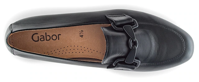 Gabor Slipper Loafer, Halbschuh mit Lederinnensohle