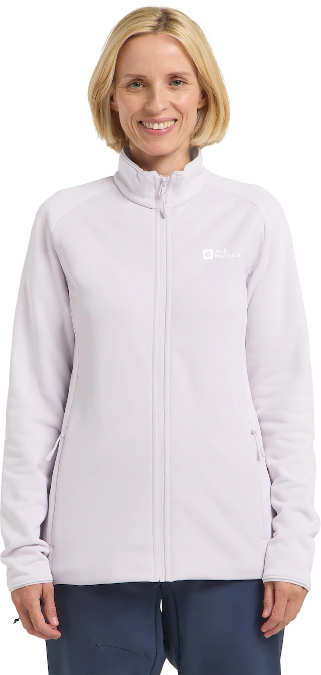 Jack Wolfskin Fleecejacke »BAISELBERG FZ W« mit weicher, geschmeidiger Oberfläche, atmungsaktiv, wärmend