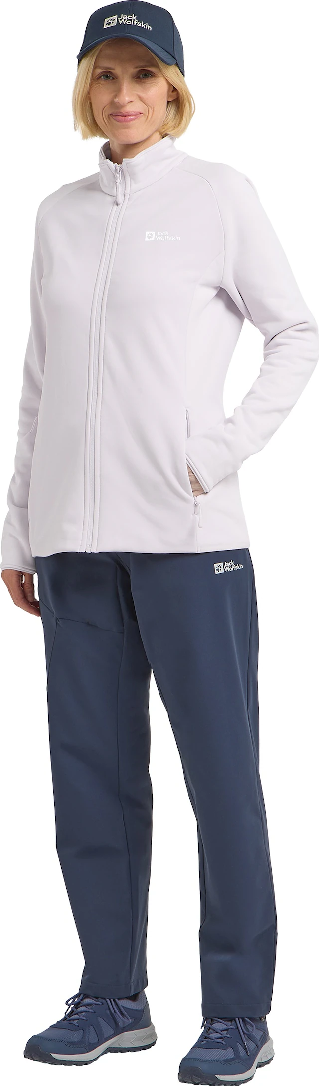 Jack Wolfskin Fleecejacke »BAISELBERG FZ W« mit weicher, geschmeidiger Oberfläche, atmungsaktiv, wärmend