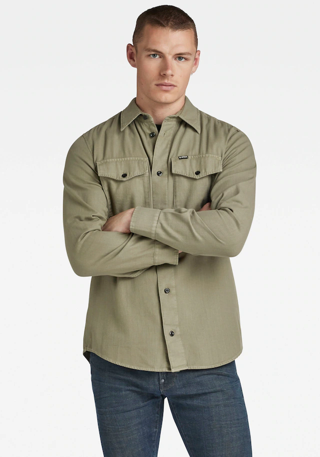 G-STAR Jeanshemd »Marine Slim« mit Pattentaschen