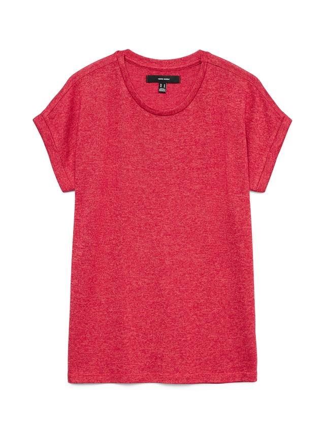 Vero Moda »VMBRIANNA SS O-NECK PULLOVER BOO REP« mit überschnittenen Schultern mit Umschlagsaum