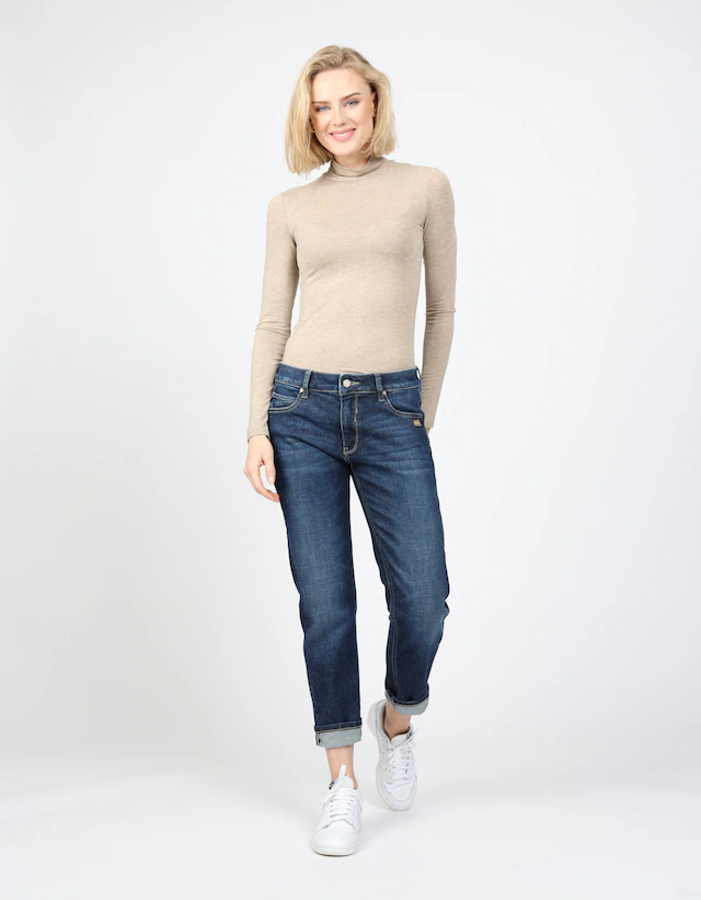 GANG Boyfriend-Jeans »94NADIA« 5-Pocket Style mit Reißverschluss und Knopf