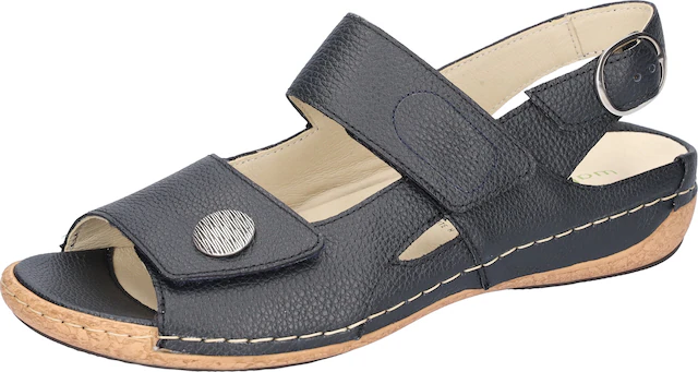 Waldläufer Sandale »HELIETT« , Sommerschuh, Sandalette, Keilabsatz, mit Klettverschlüssen, H-Weite