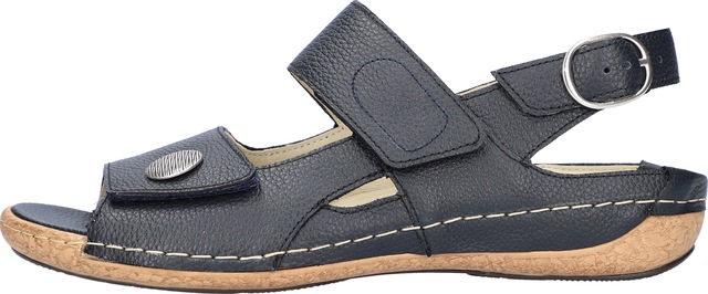 Waldläufer Sandale »HELIETT« , Sommerschuh, Sandalette, Keilabsatz, mit Klettverschlüssen, H-Weite
