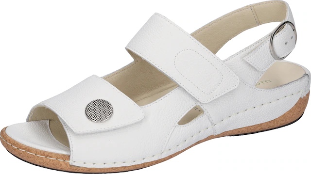 Waldläufer Sandale »HELIETT« , Sommerschuh, Sandalette, Keilabsatz, mit Klettverschlüssen, H-Weite