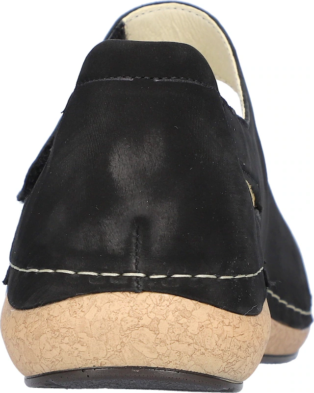 Waldläufer Sandale »K-Heliett« , Sommerschuh, Sandalette, Keilabsatz, in Komfortweite K (= extraweit)