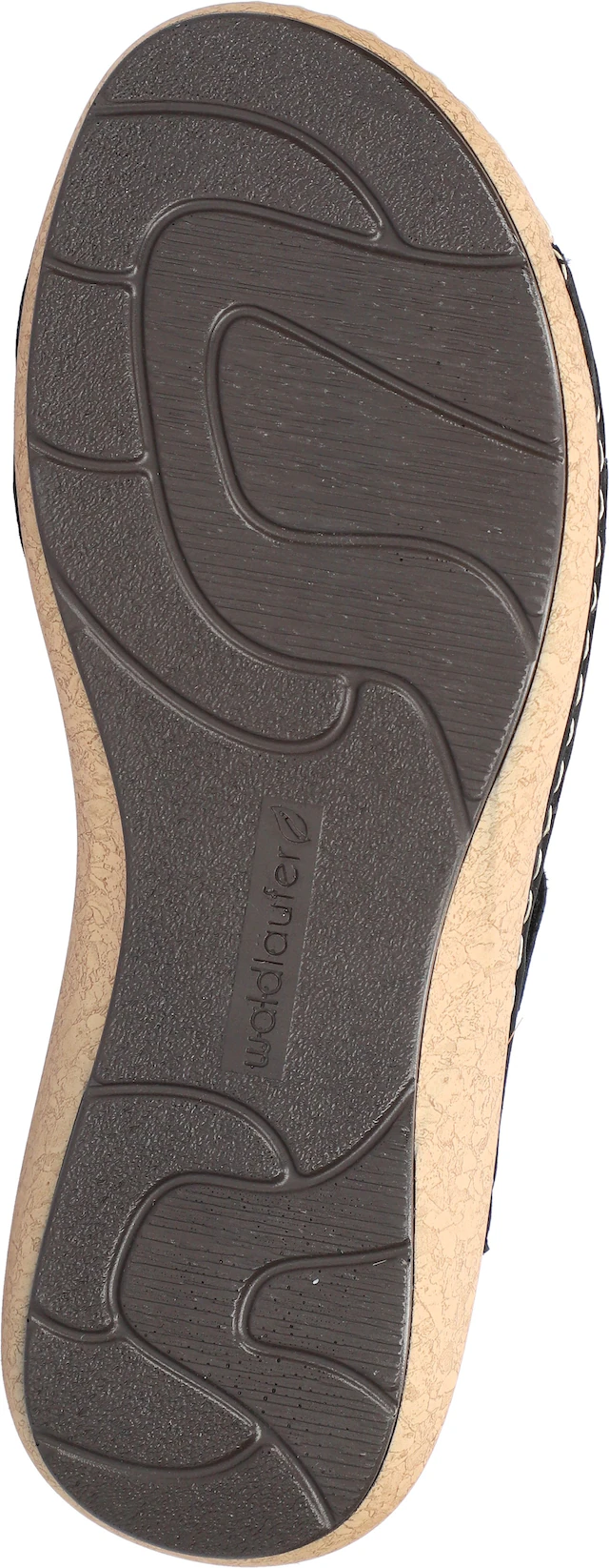 Waldläufer Sandale »K-Heliett« , Sommerschuh, Sandalette, Keilabsatz, in Komfortweite K (= extraweit)