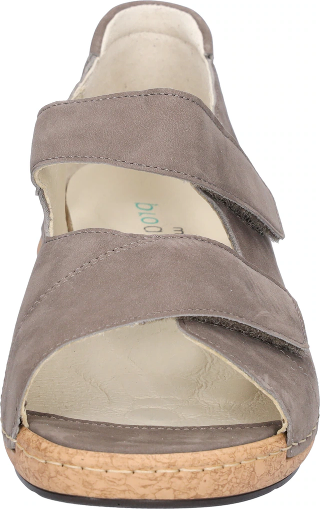 Waldläufer Sandale »K-Heliett« , Sommerschuh, Sandalette, Keilabsatz, in Komfortweite K (= extraweit)