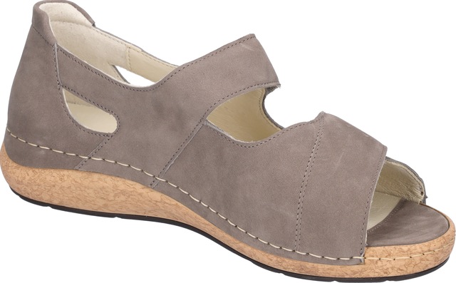 Waldläufer Sandale »K-Heliett« , Sommerschuh, Sandalette, Keilabsatz, in Komfortweite K (= extraweit)