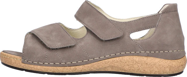 Waldläufer Sandale »K-Heliett« , Sommerschuh, Sandalette, Keilabsatz, in Komfortweite K (= extraweit)