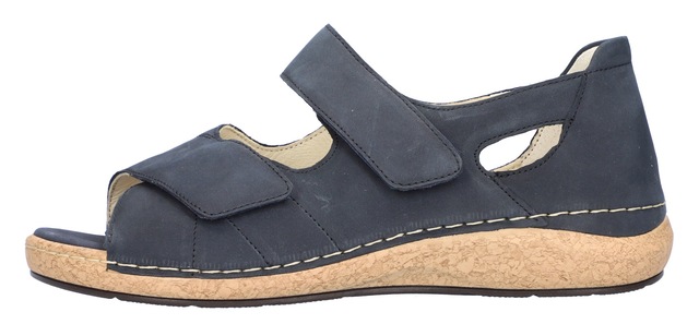 Waldläufer Sandale »K-Heliett« , Sommerschuh, Sandalette, Keilabsatz, in Komfortweite K (= extraweit)
