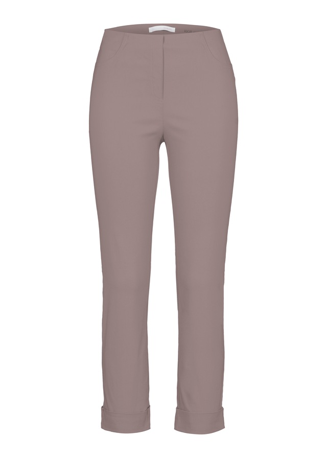 Stehmann Stretch-Hose mit aufschlag am Saum