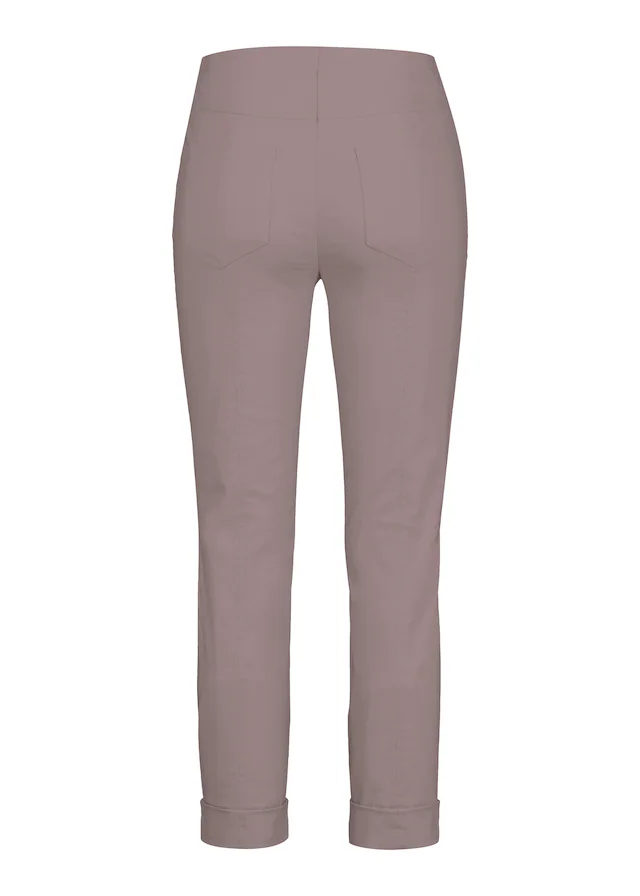 Stehmann Stretch-Hose mit aufschlag am Saum
