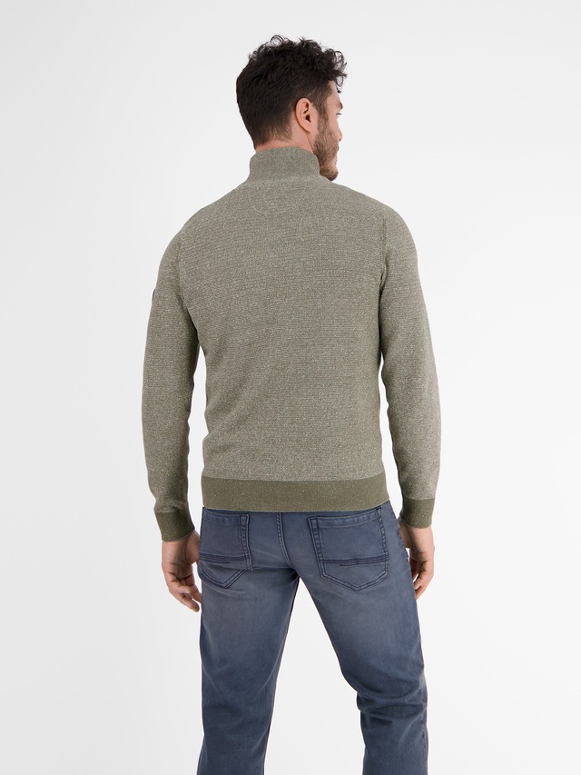 LERROS Strickpullover »Stricktroyer in kerniger Optik«