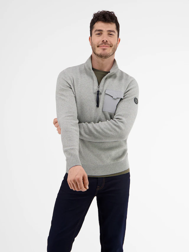 LERROS Strickpullover »Stricktroyer in kerniger Optik«