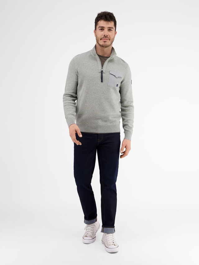 LERROS Strickpullover »Stricktroyer in kerniger Optik«