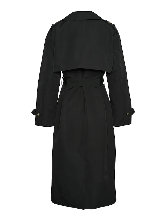 Vero Moda Trenchcoat »VMCHLOE LONG TRENCHCOAT GA NOOS« Zweireiher mit Bindegürtel, Oversized