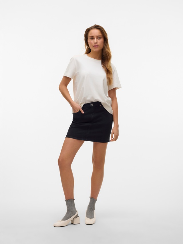 Vero Moda Jeansrock »VMTESSA HR SHORT DNM SKIRT MIX GA NOOS« Baumwollmischung